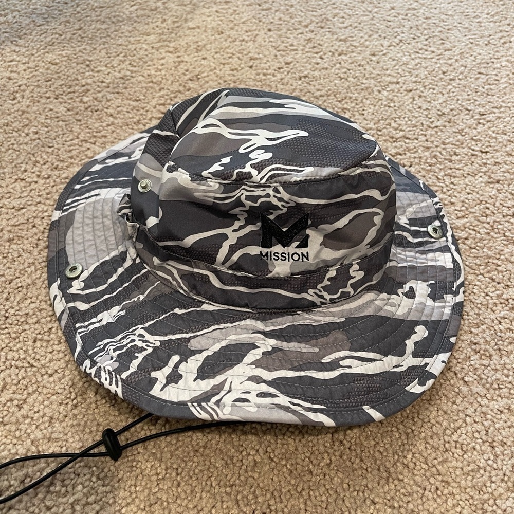 MISSION instant cooling camouflage Bucket Hat